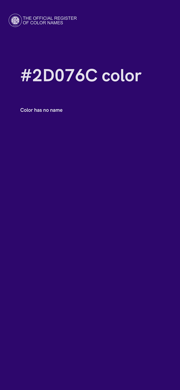 #2D076C color image