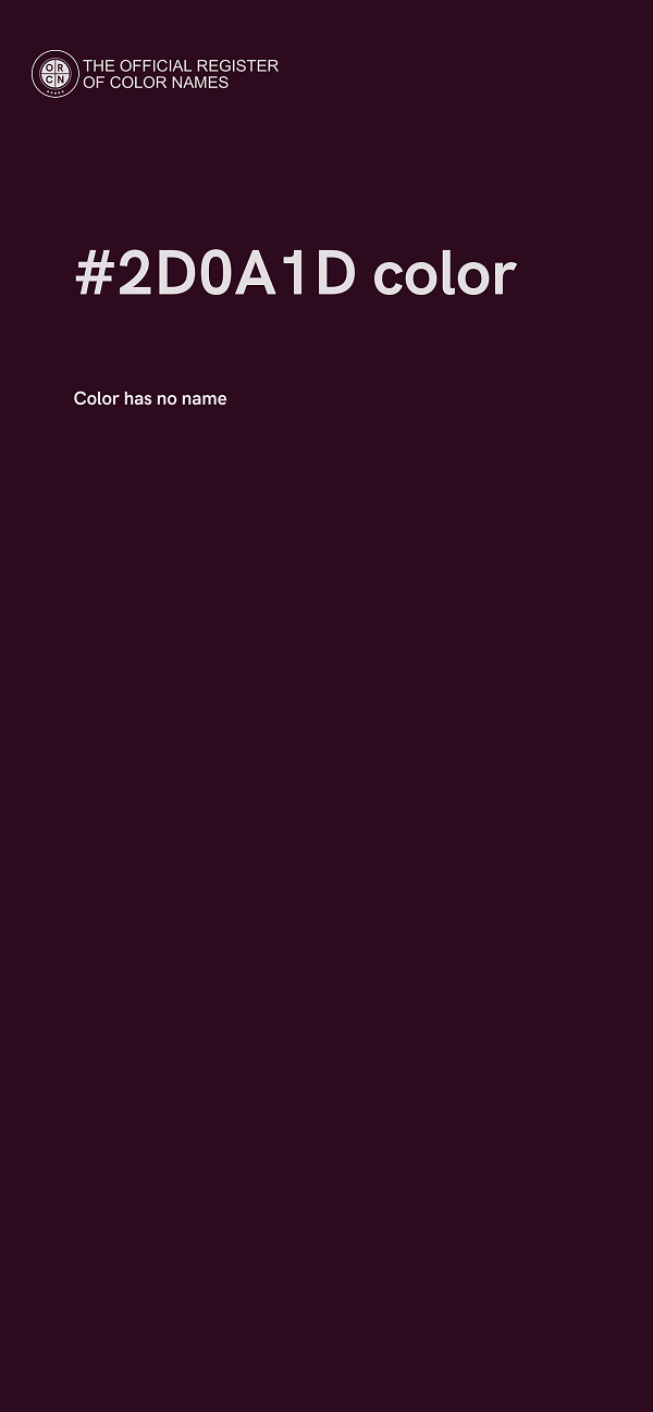 #2D0A1D color image