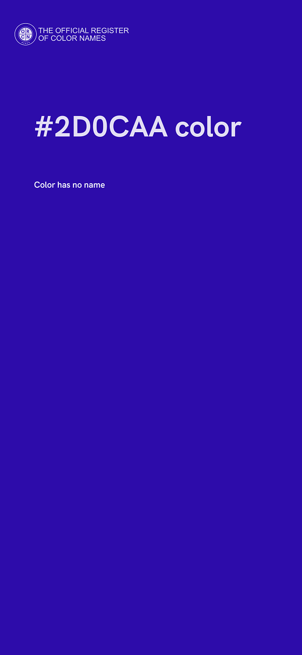 #2D0CAA color image