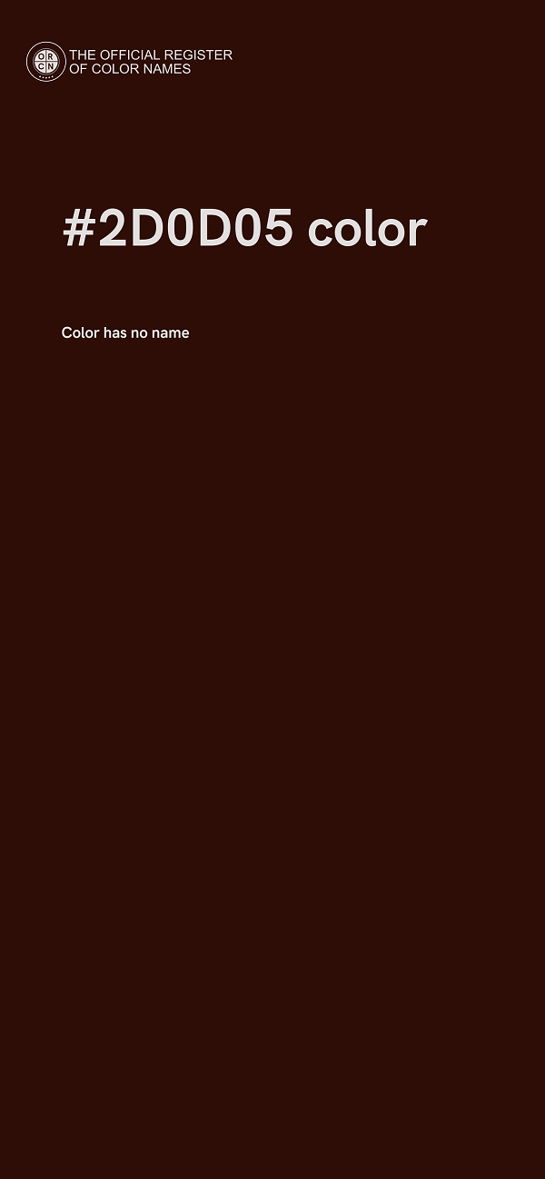 #2D0D05 color image
