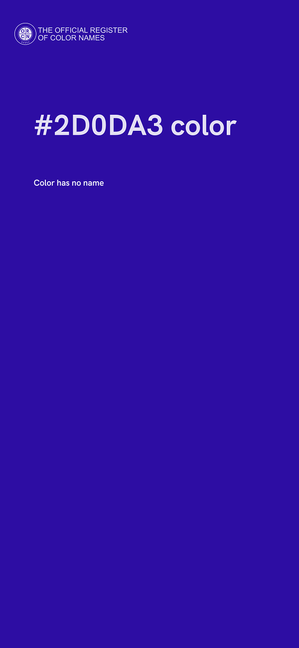 #2D0DA3 color image