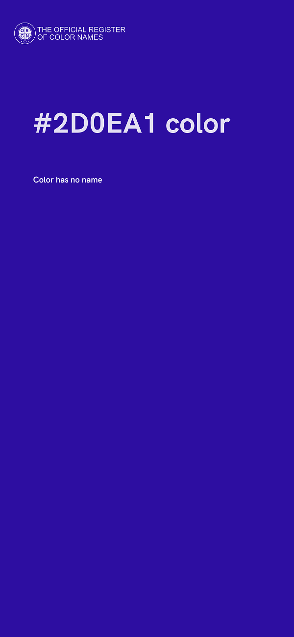 #2D0EA1 color image