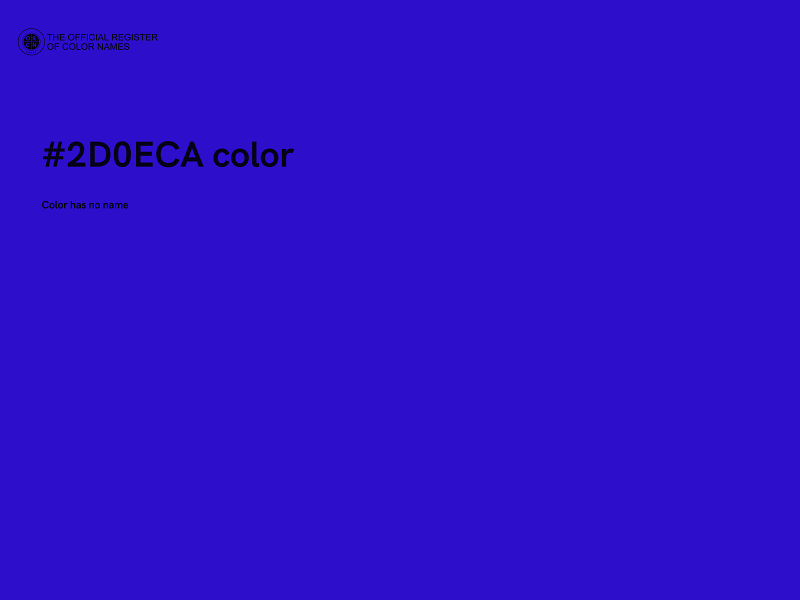 #2D0ECA color image