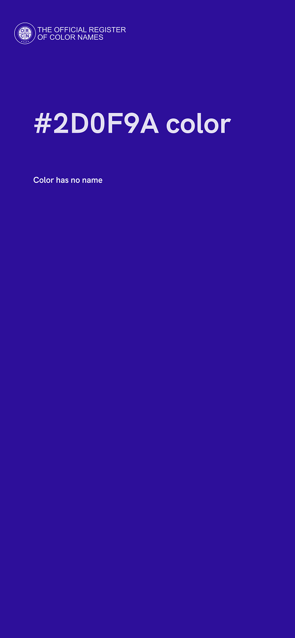 #2D0F9A color image