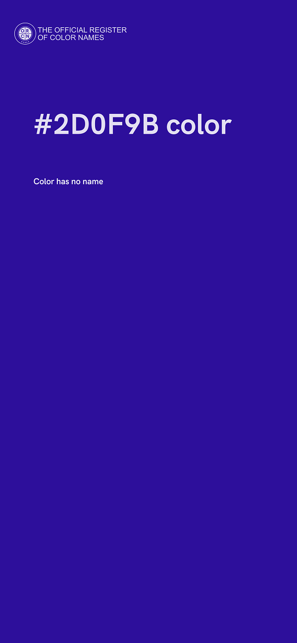 #2D0F9B color image