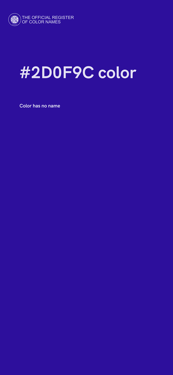 #2D0F9C color image