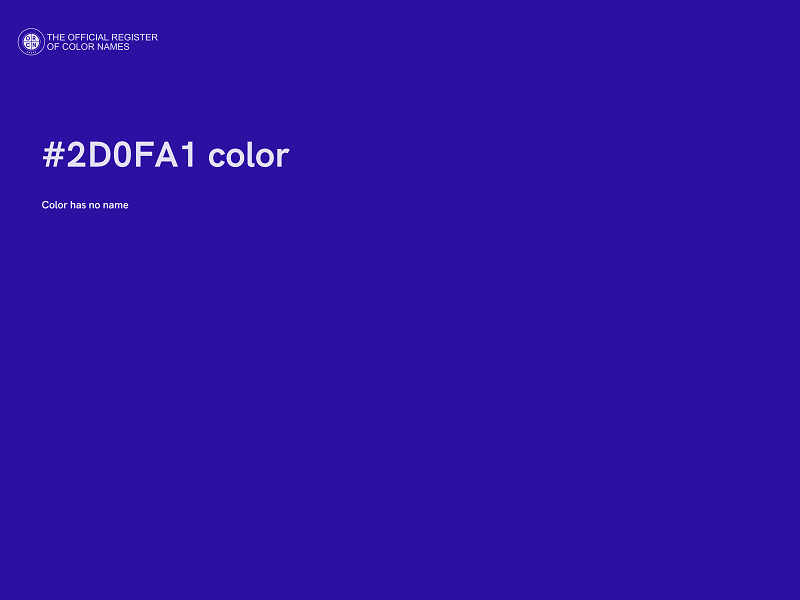 #2D0FA1 color image