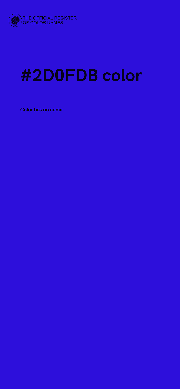 #2D0FDB color image