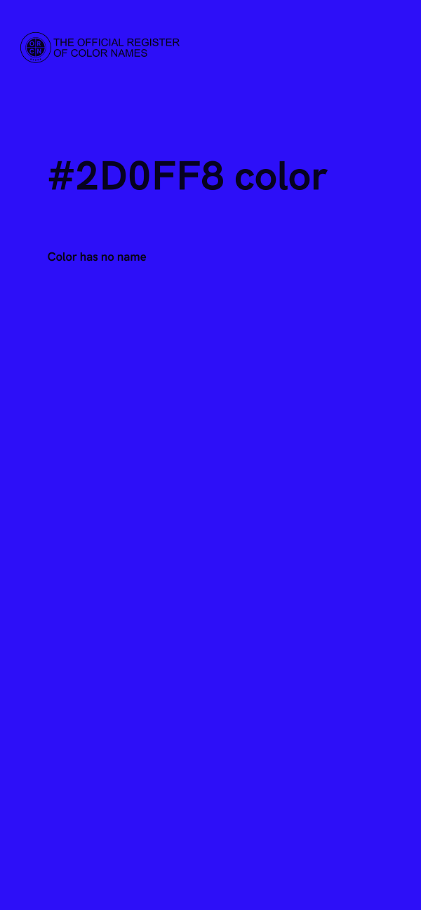 #2D0FF8 color image