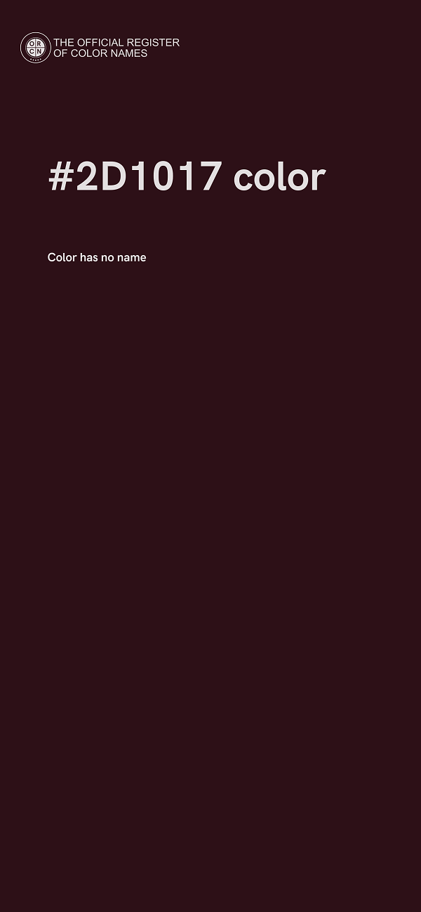 #2D1017 color image