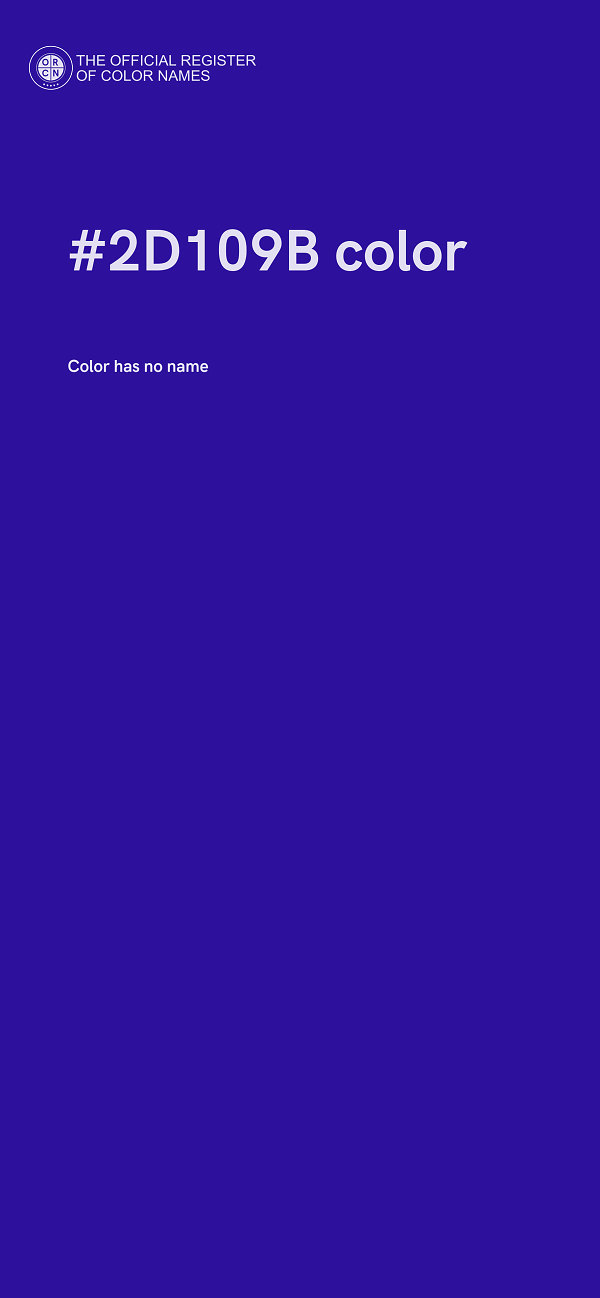 #2D109B color image