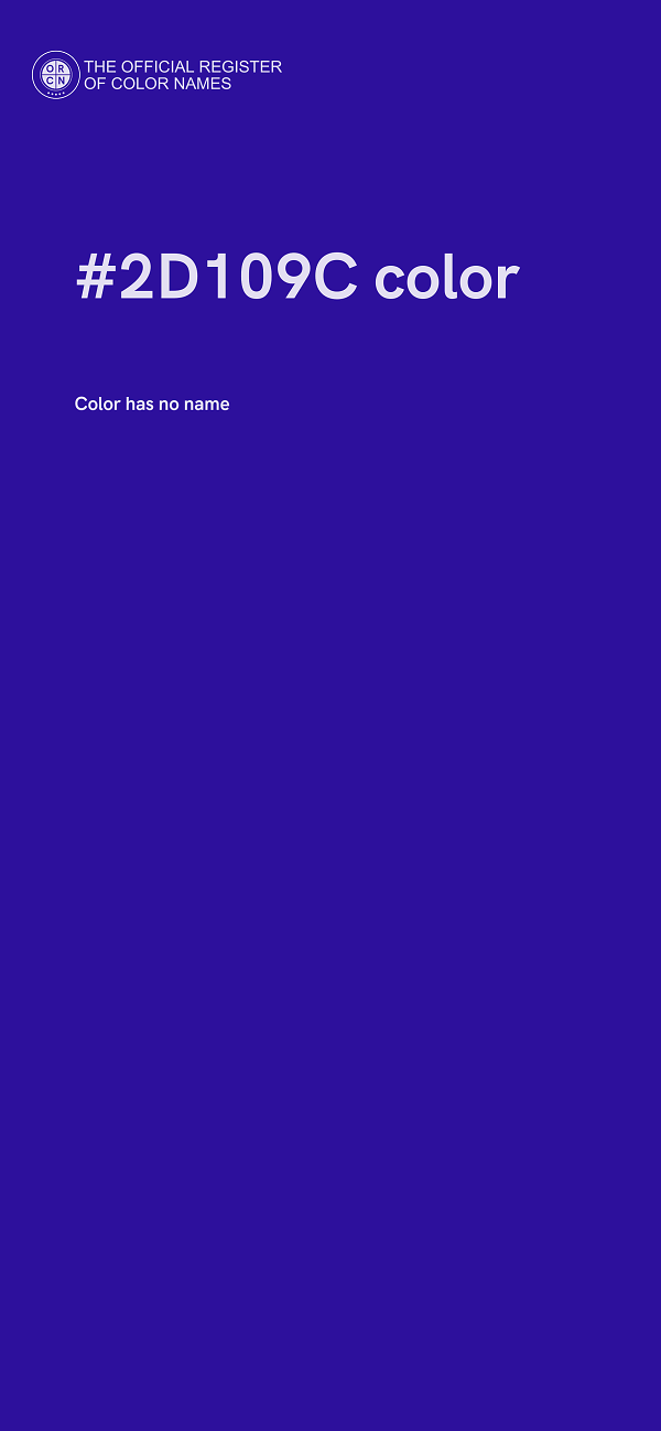 #2D109C color image