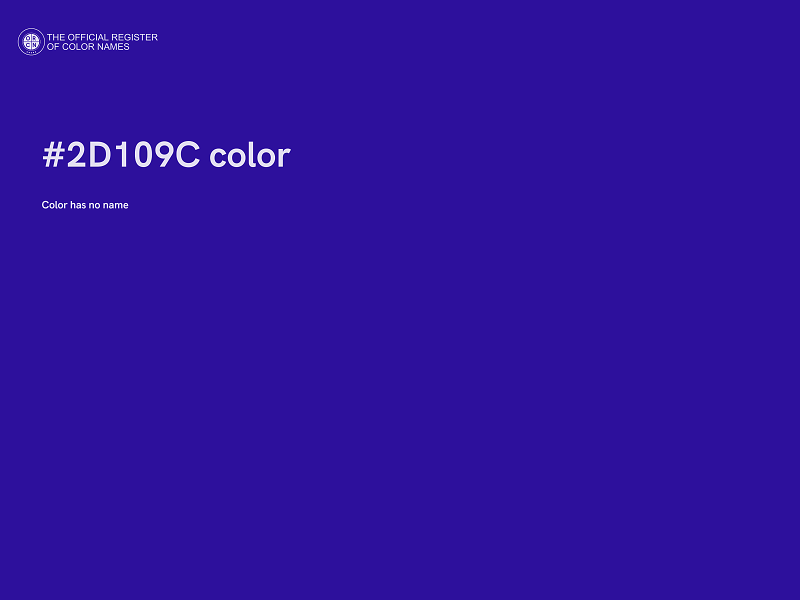 #2D109C color image
