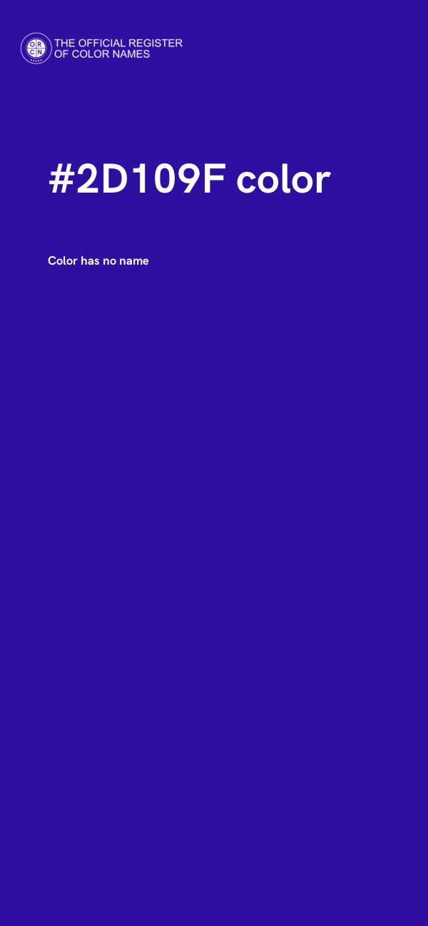 #2D109F color image