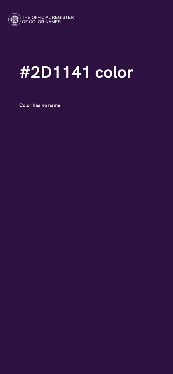 #2D1141 color image