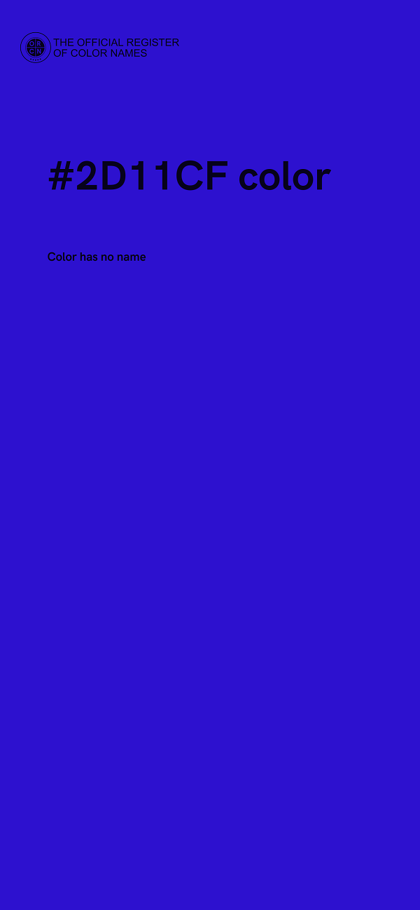 #2D11CF color image