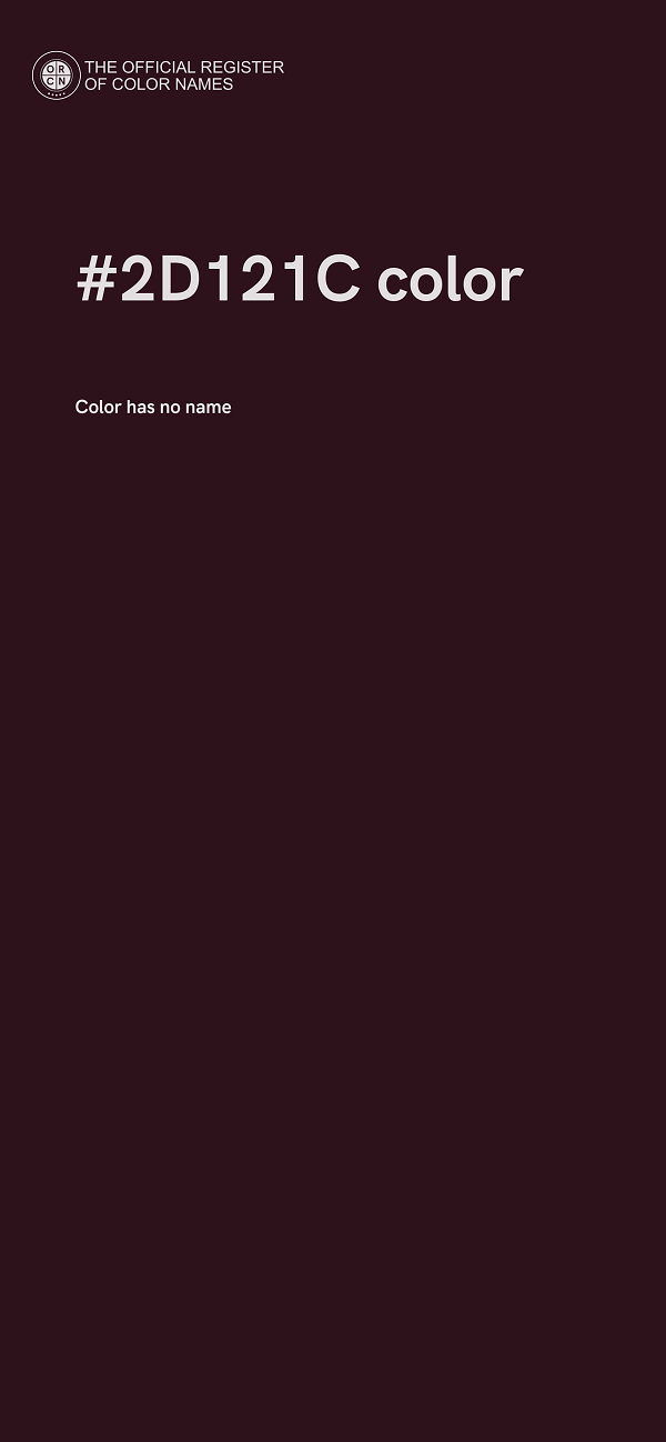 #2D121C color image