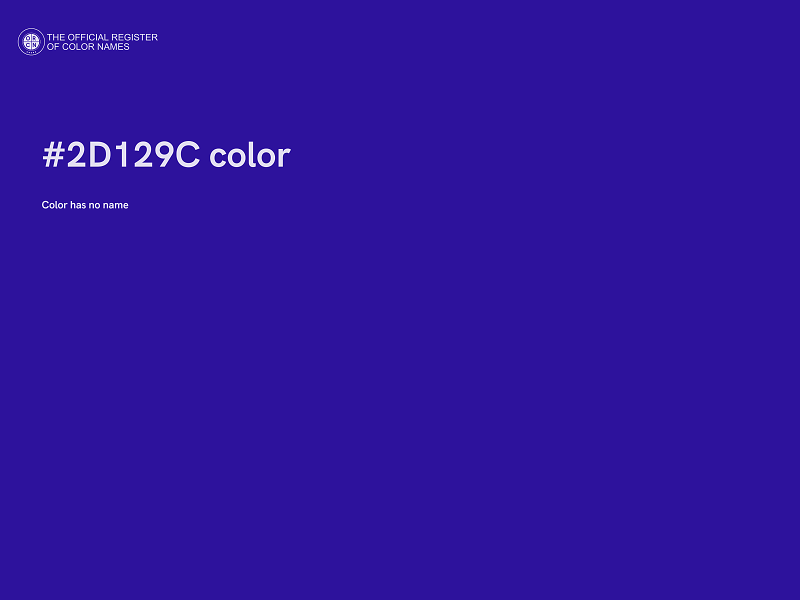 #2D129C color image