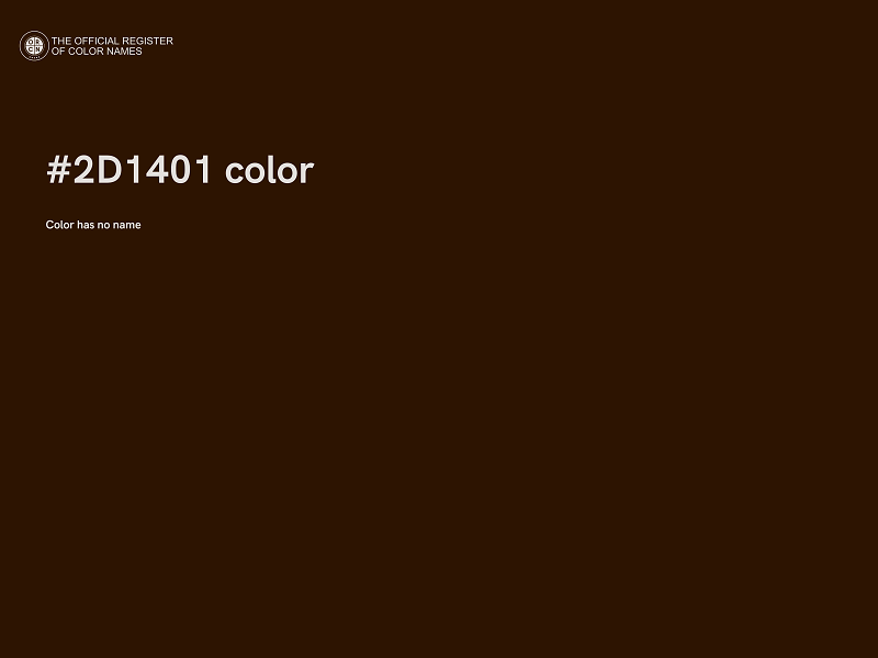 #2D1401 color image