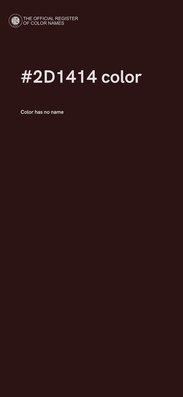 #2D1414 color image