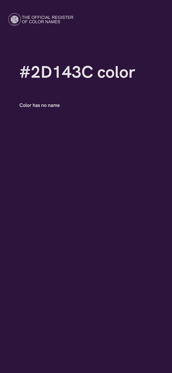 #2D143C color image