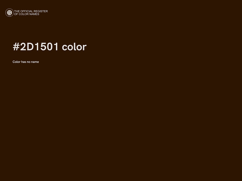 #2D1501 color image