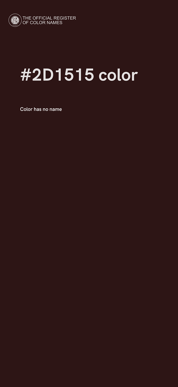 #2D1515 color image