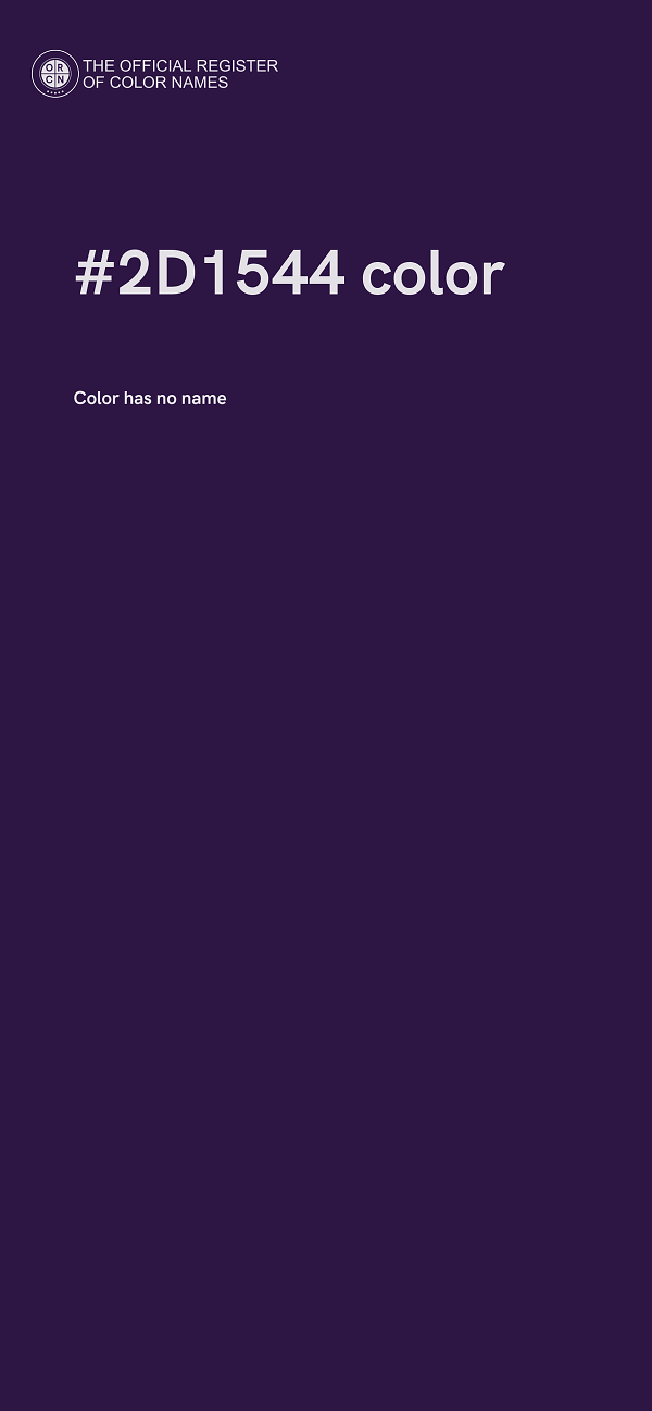 #2D1544 color image