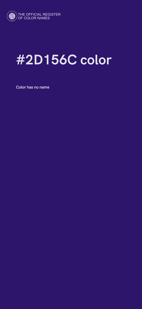 #2D156C color image