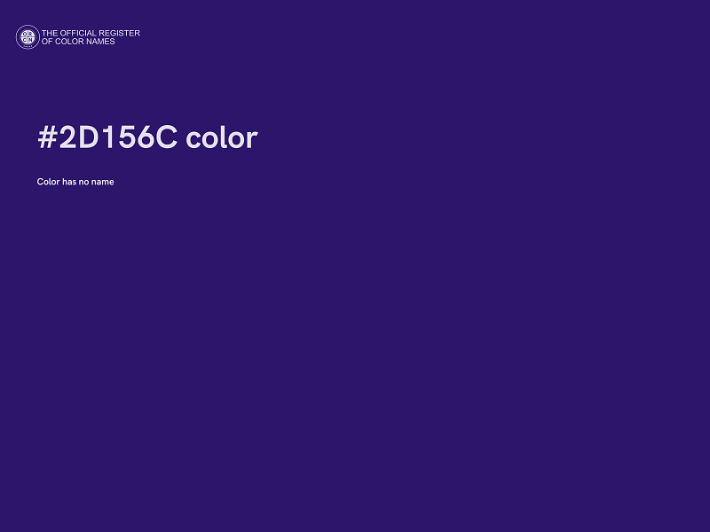 #2D156C color image