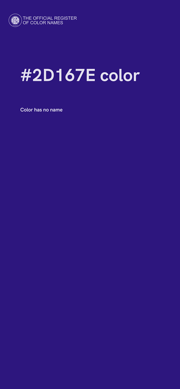 #2D167E color image