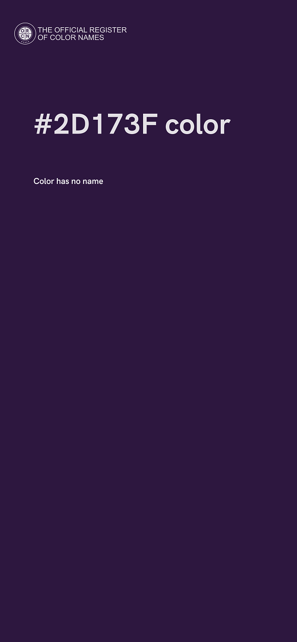 #2D173F color image