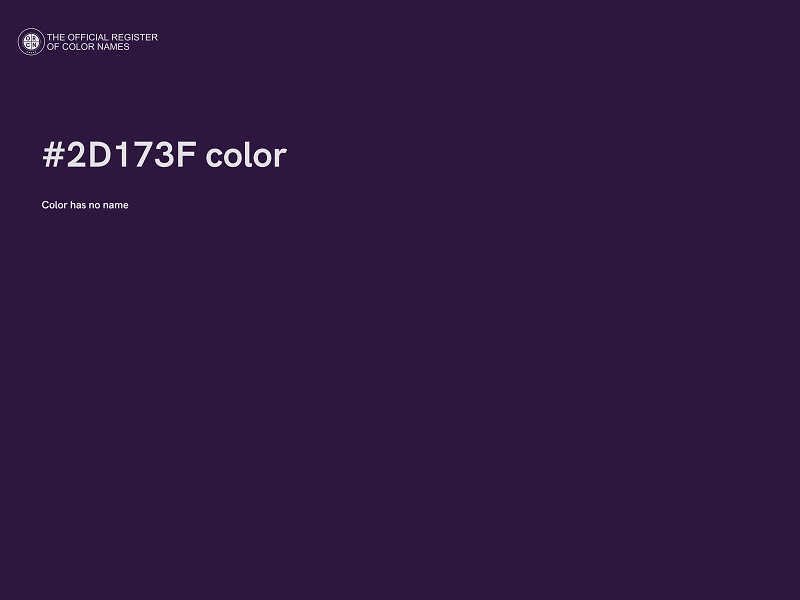 #2D173F color image