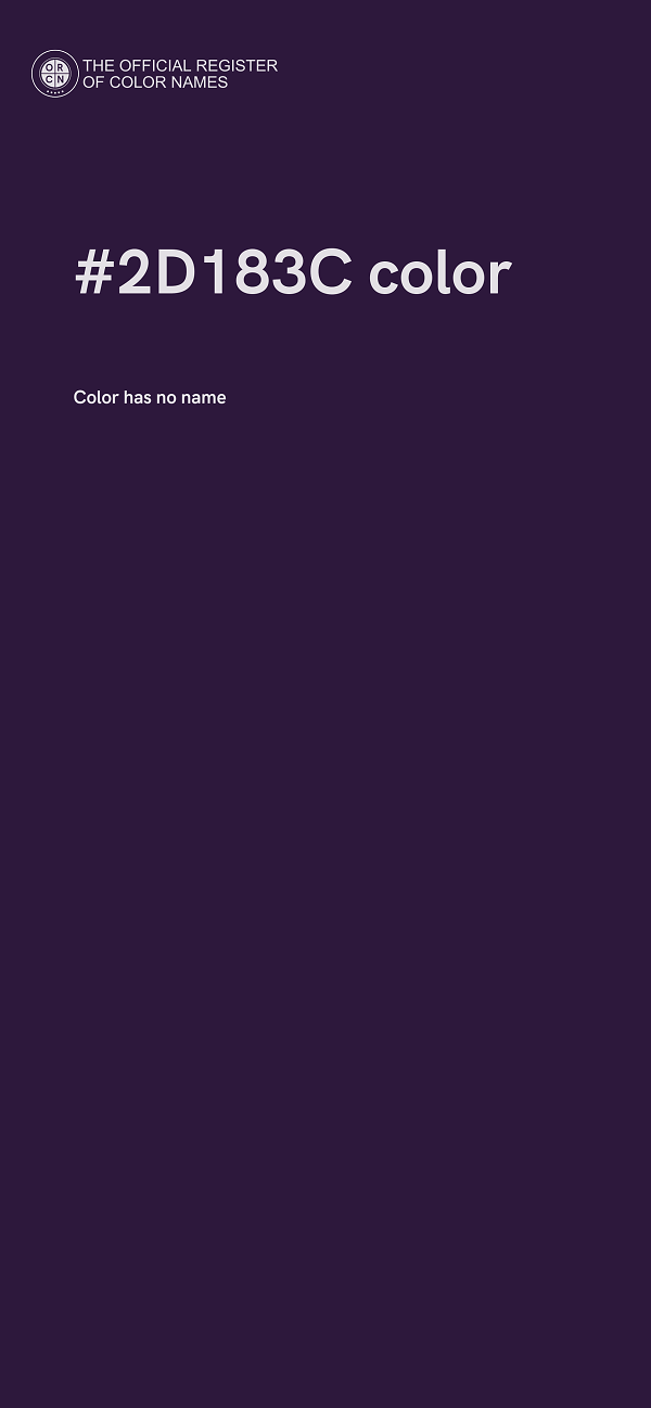 #2D183C color image