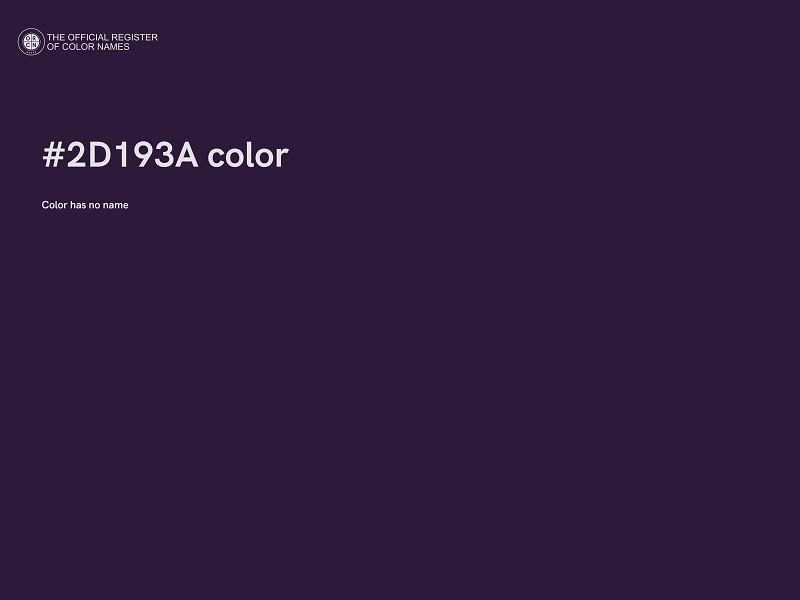 #2D193A color image