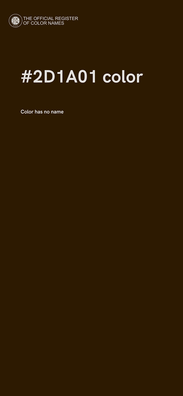 #2D1A01 color image