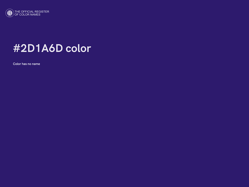 #2D1A6D color image