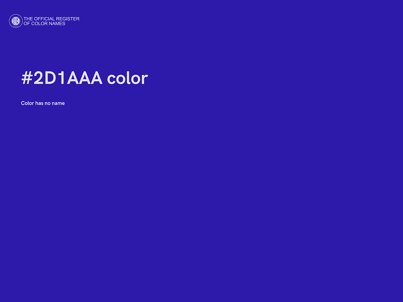 #2D1AAA color image