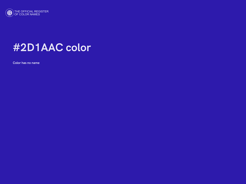 #2D1AAC color image