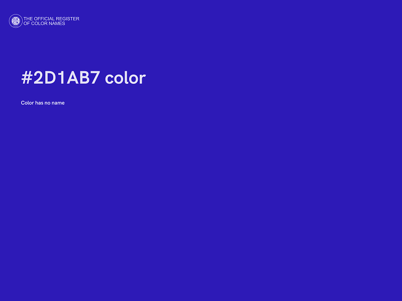 #2D1AB7 color image