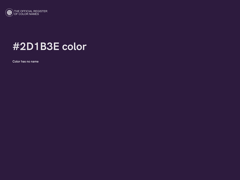 #2D1B3E color image