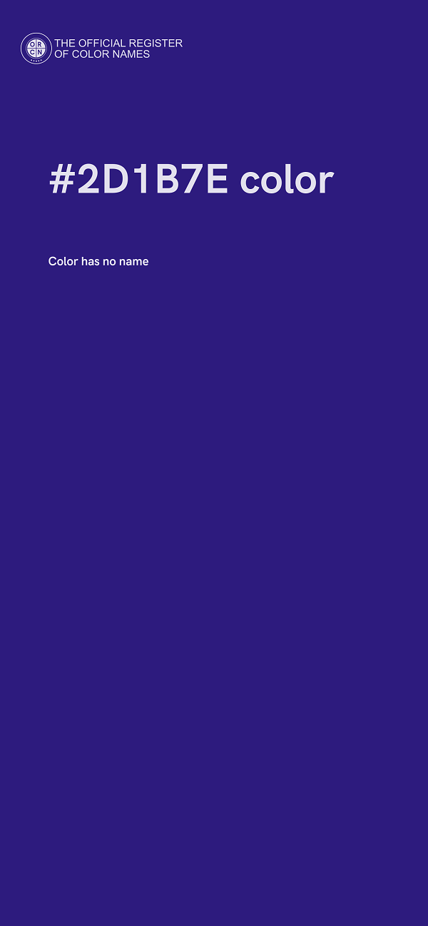 #2D1B7E color image