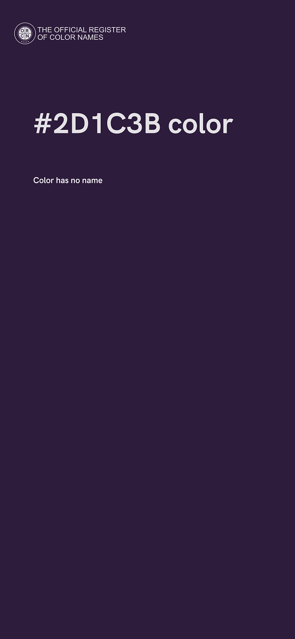 #2D1C3B color image