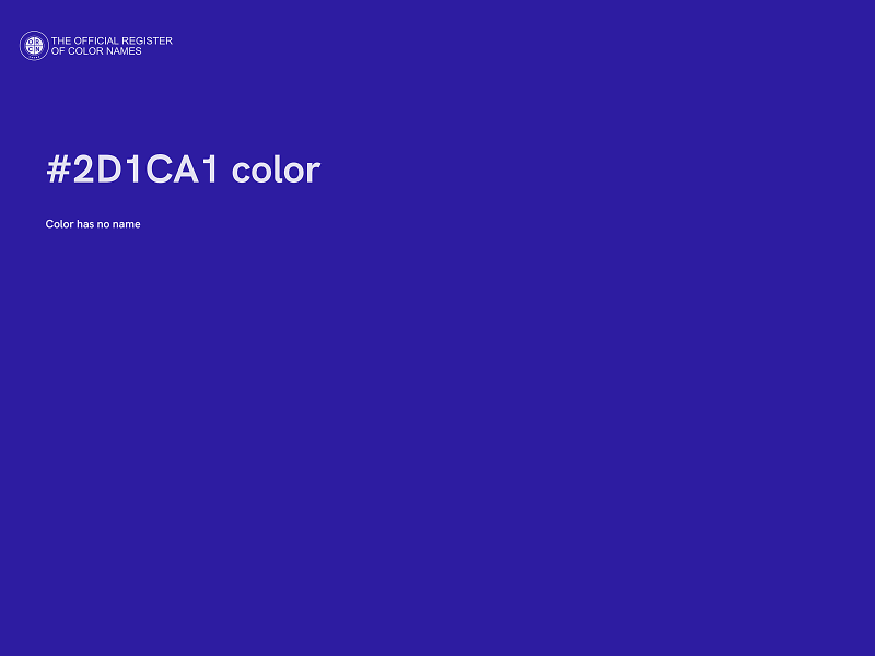 #2D1CA1 color image