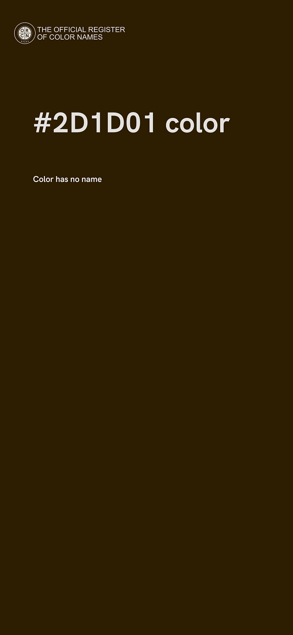 #2D1D01 color image