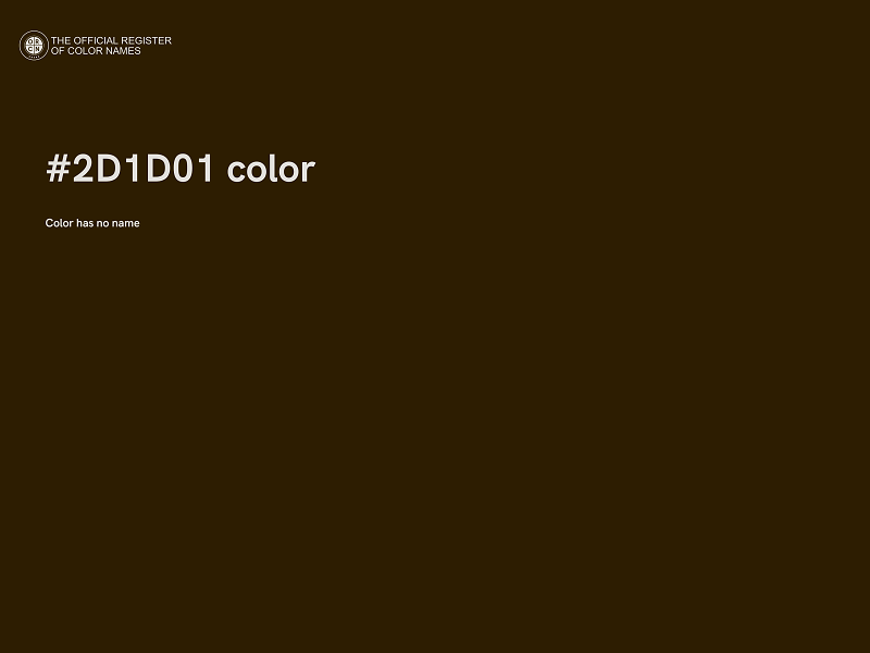#2D1D01 color image