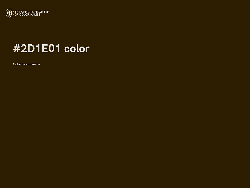 #2D1E01 color image