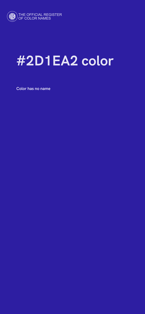 #2D1EA2 color image