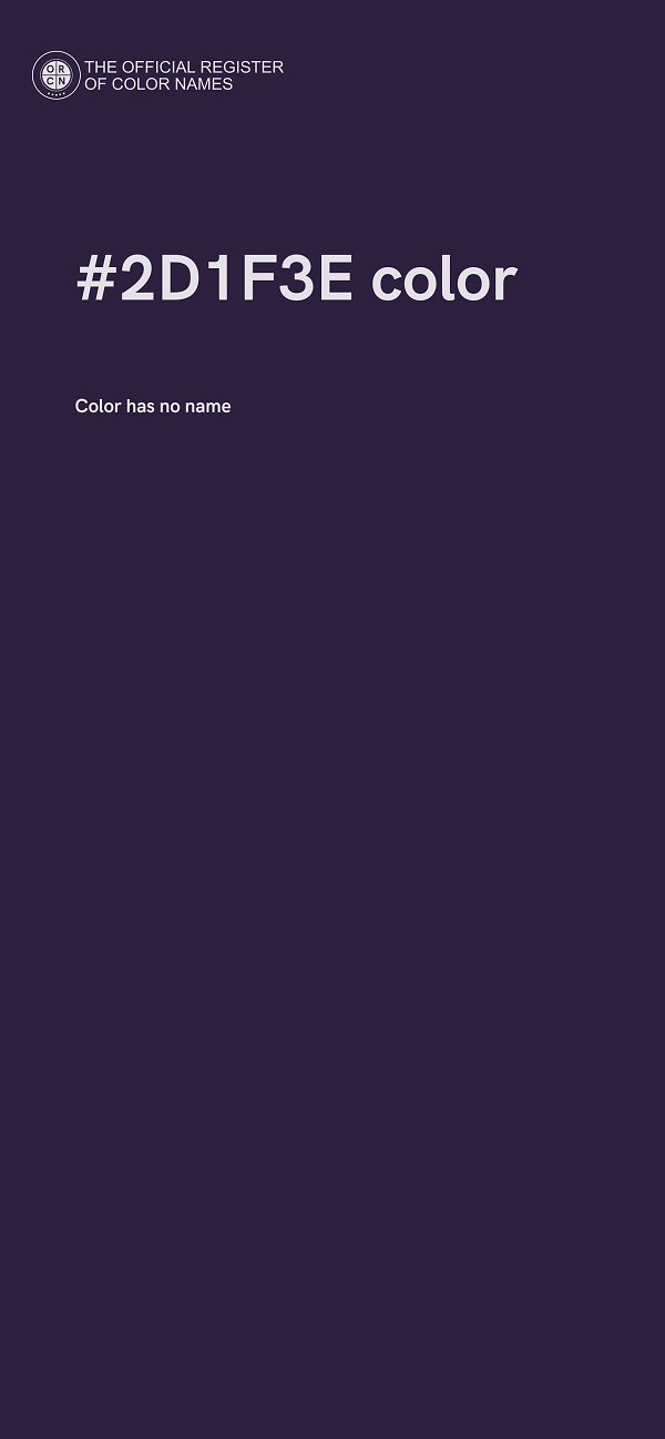 #2D1F3E color image
