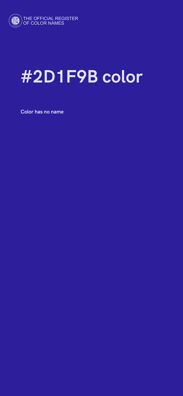 #2D1F9B color image